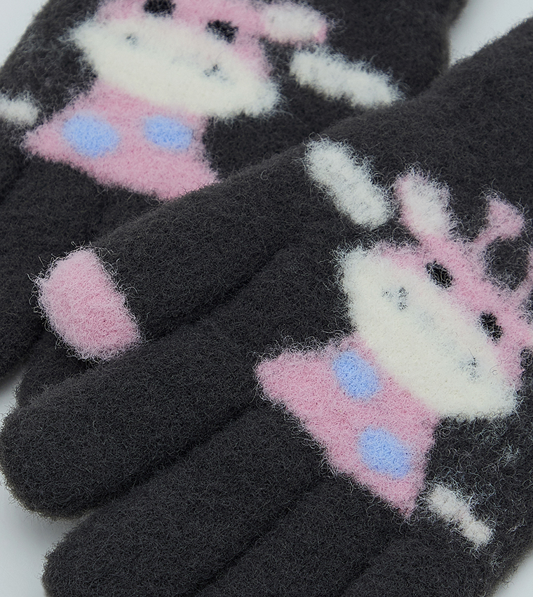 Patterned Winter Gloves
