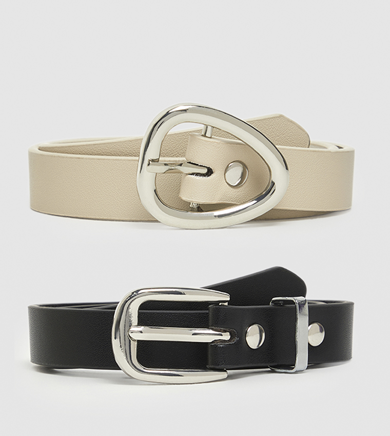 2 Pack Buckle Belts