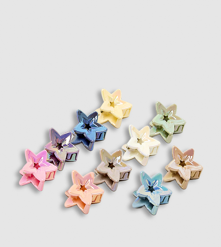 10 Pack Mini Claw Clip Set