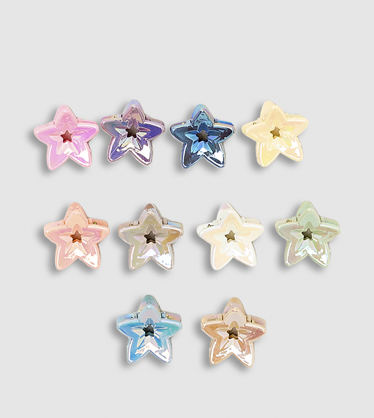10 Pack Mini Claw Clip Set