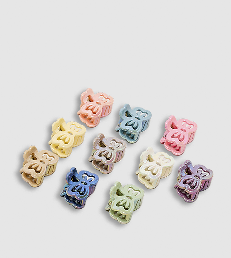 10 Pack Mini Claw Clip Set