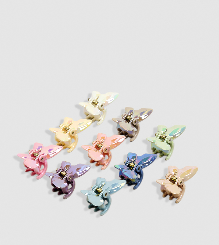 10 Pack Mini Claw Clip Set