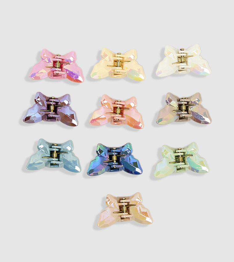 10 Pack Mini Claw Clip Set