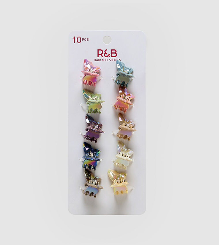 10 Pack Mini Claw Clip Set