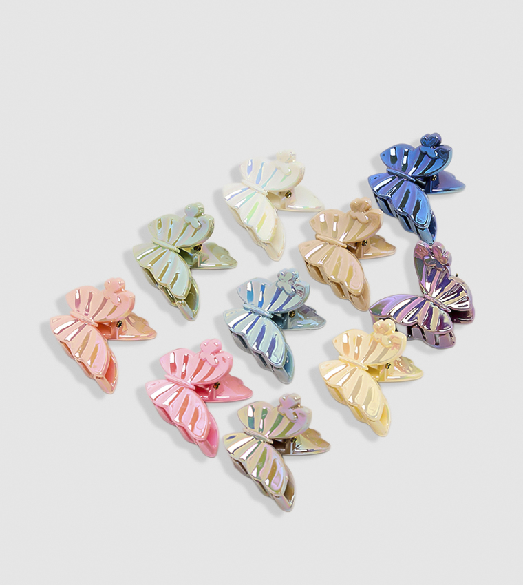 10 Pack Mini Claw Clip Set