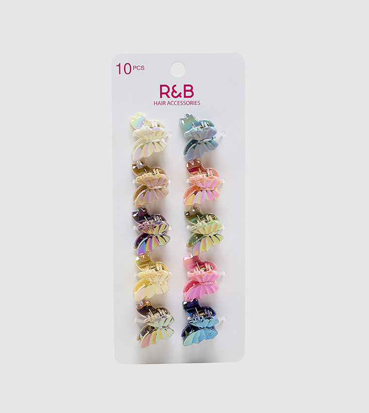 10 Pack Mini Claw Clip Set