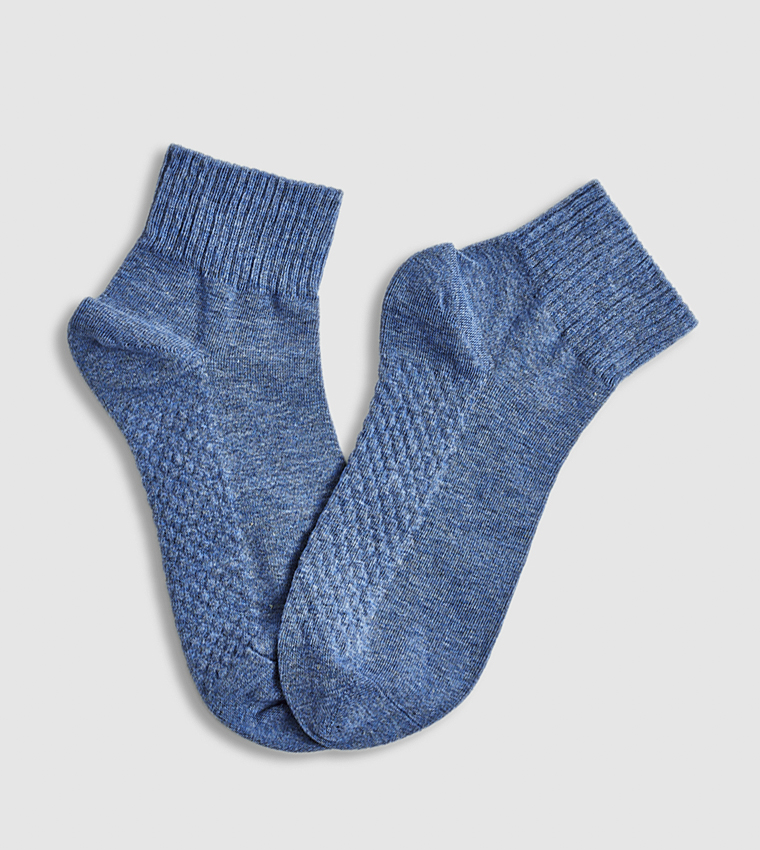 3 Pack Solid Ankle Socks