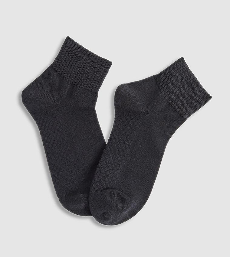 3 Pack Solid Ankle Socks