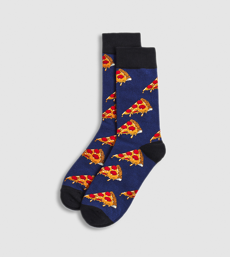 Printed Crew Socks