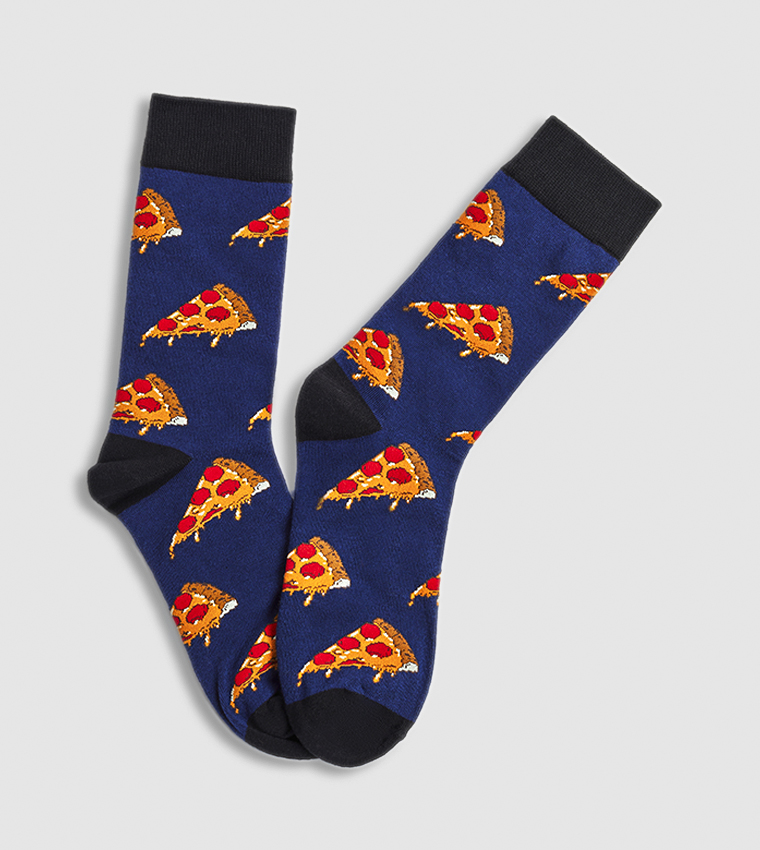 Printed Crew Socks