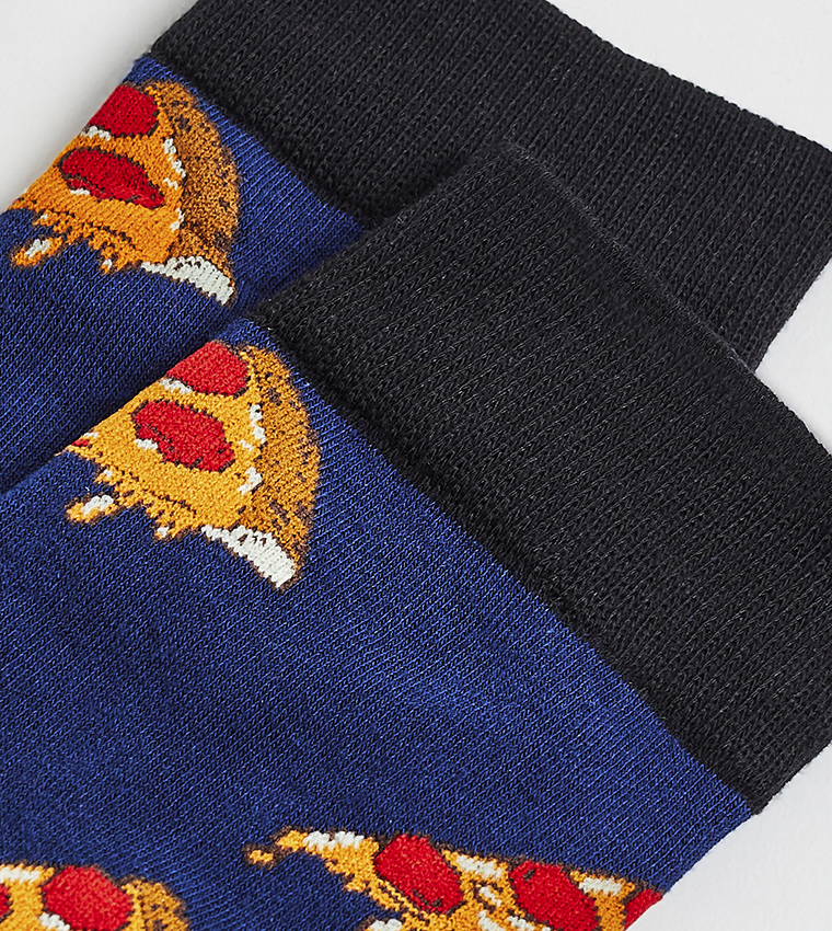 Printed Crew Socks