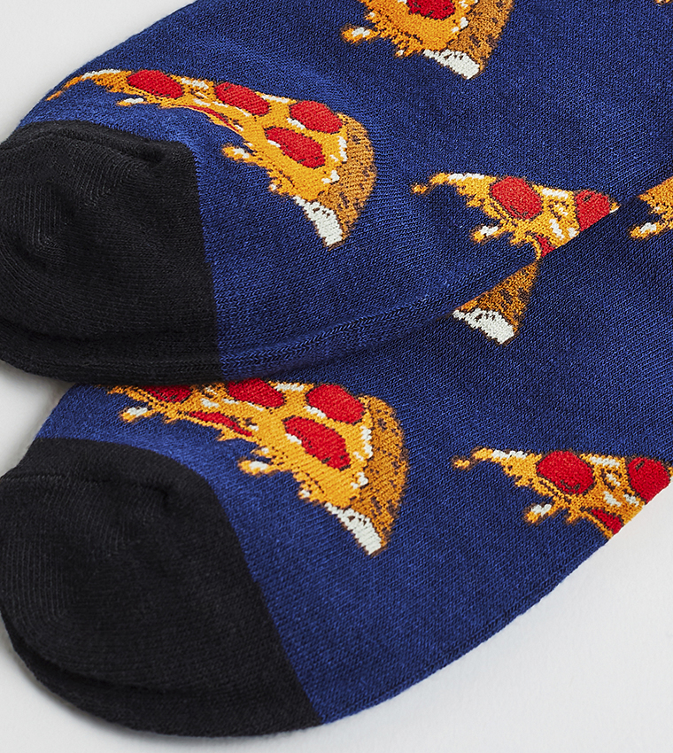 Printed Crew Socks