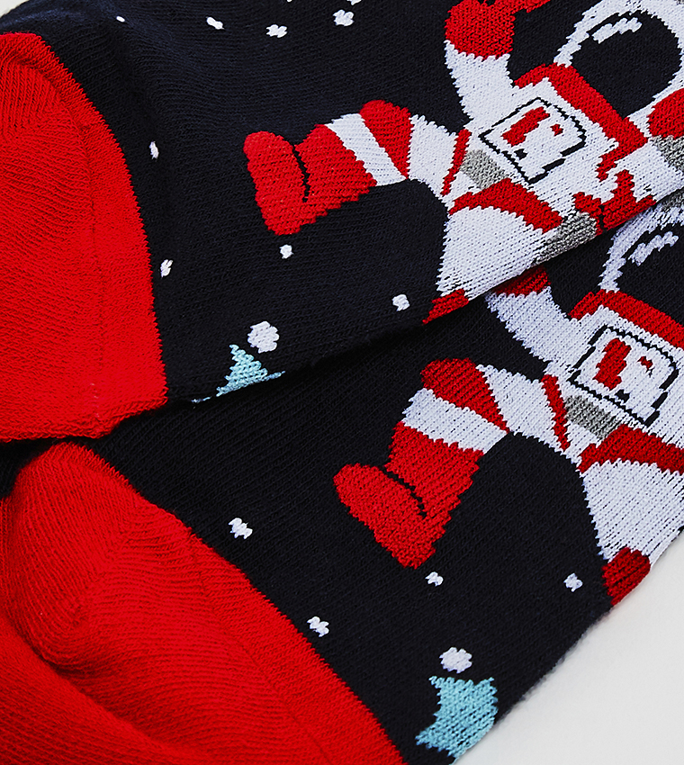 Printed Crew Socks