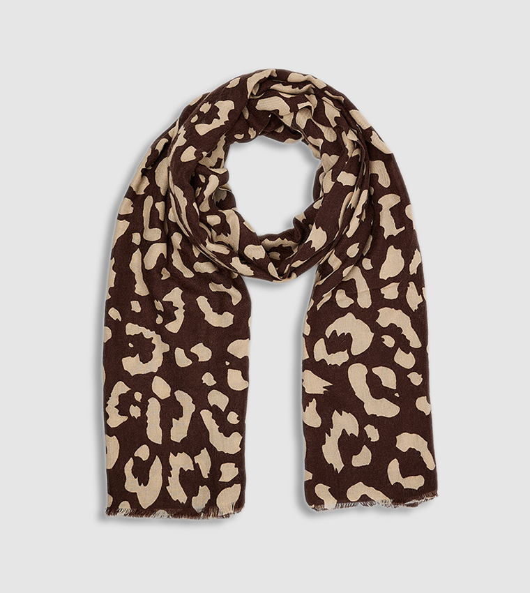Animal Patterned Scarf