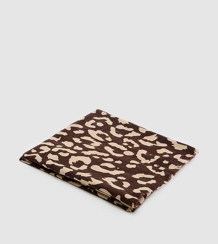 Animal Patterned Scarf
