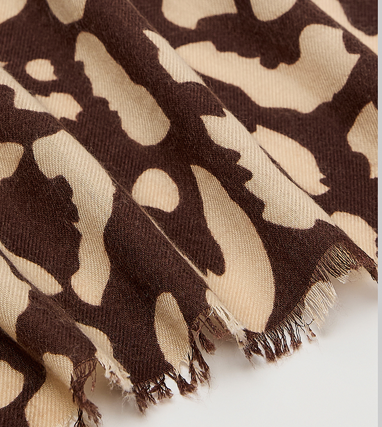 Animal Patterned Scarf