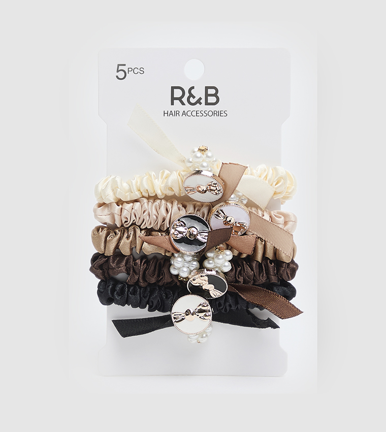 5 Pack Ponytail Bands