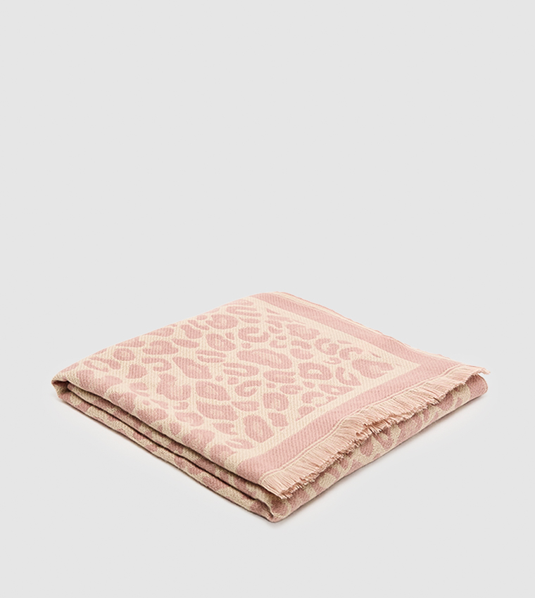 Animal Patterned Winter Scarf