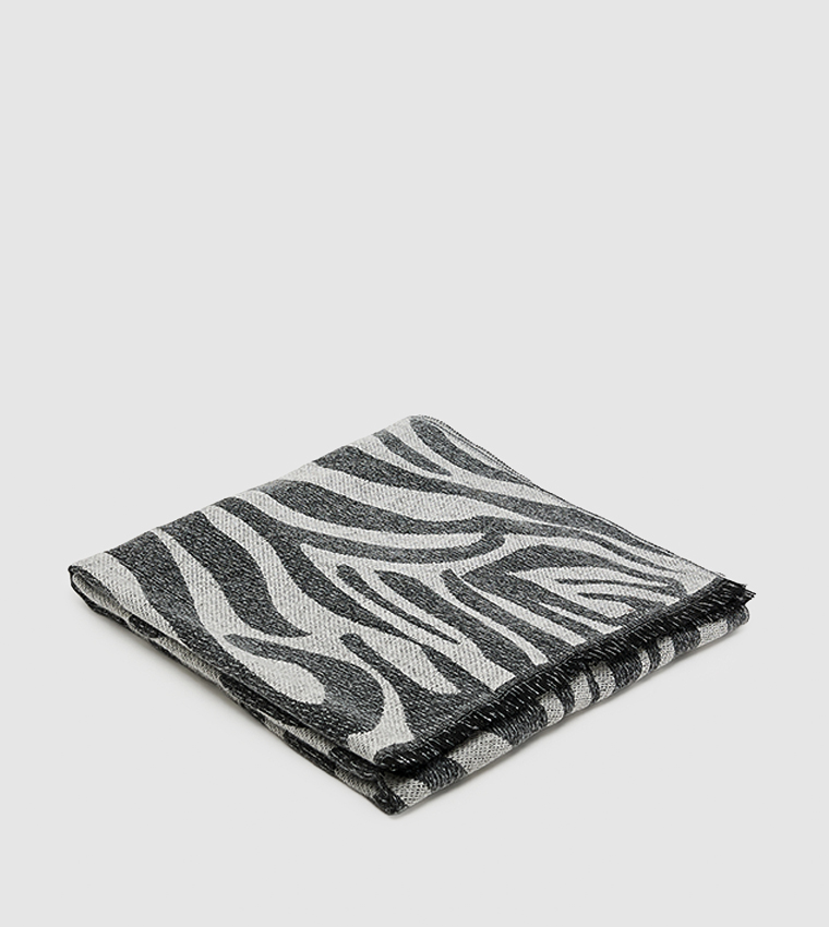 Animal Patterned Winter Scarf