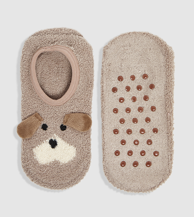 2 Pack Sherpa No-Show Socks