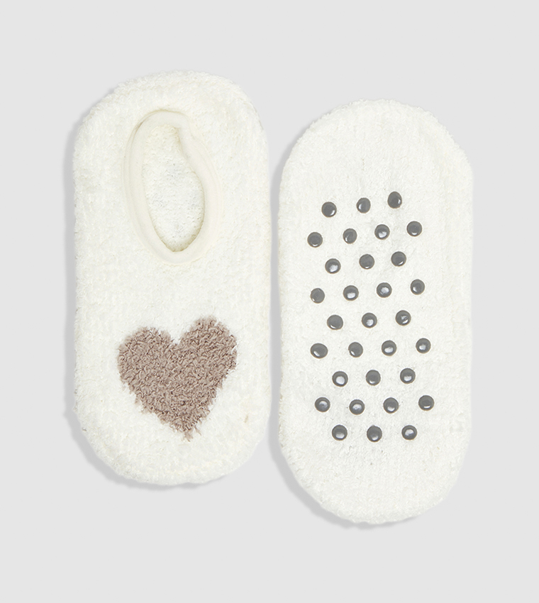 2 Pack Sherpa No-Show Socks