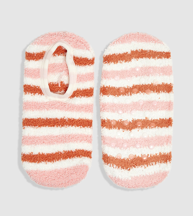 2 Pack Sherpa No-Show Socks
