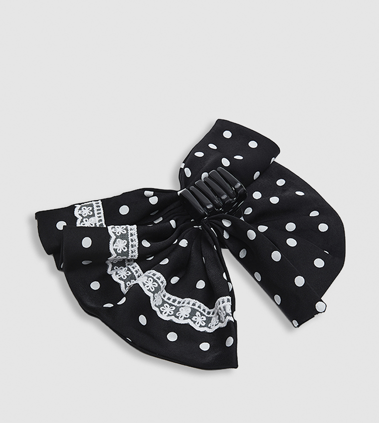 Polka Dots Bow Clips