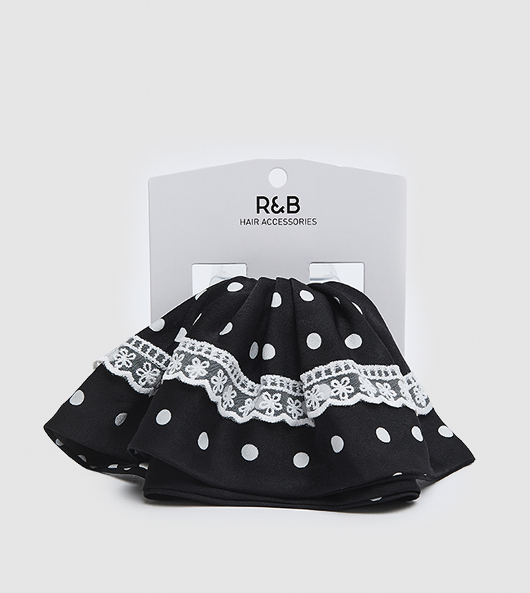 Polka Dots Bow Clips