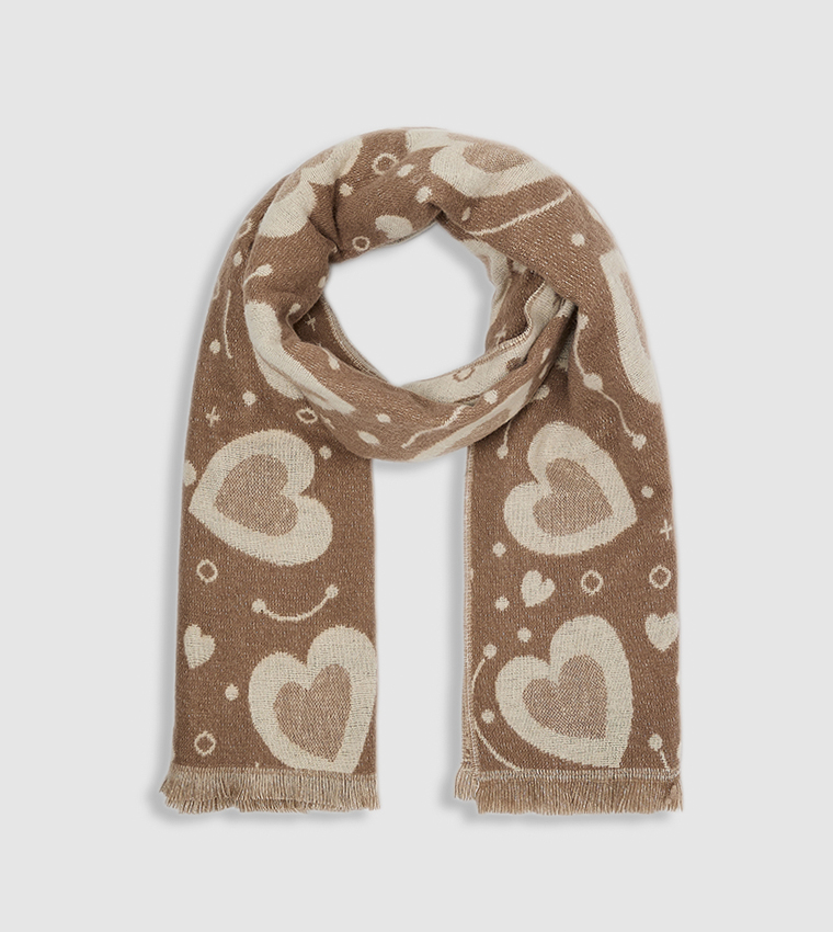 Patterned Blanket Scarf
