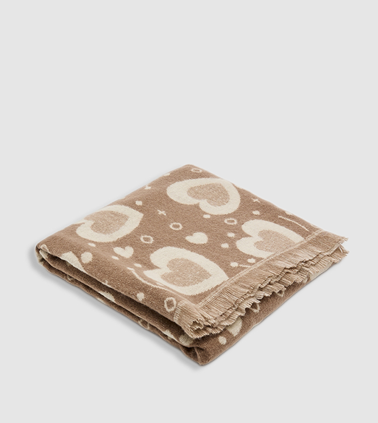 Patterned Blanket Scarf