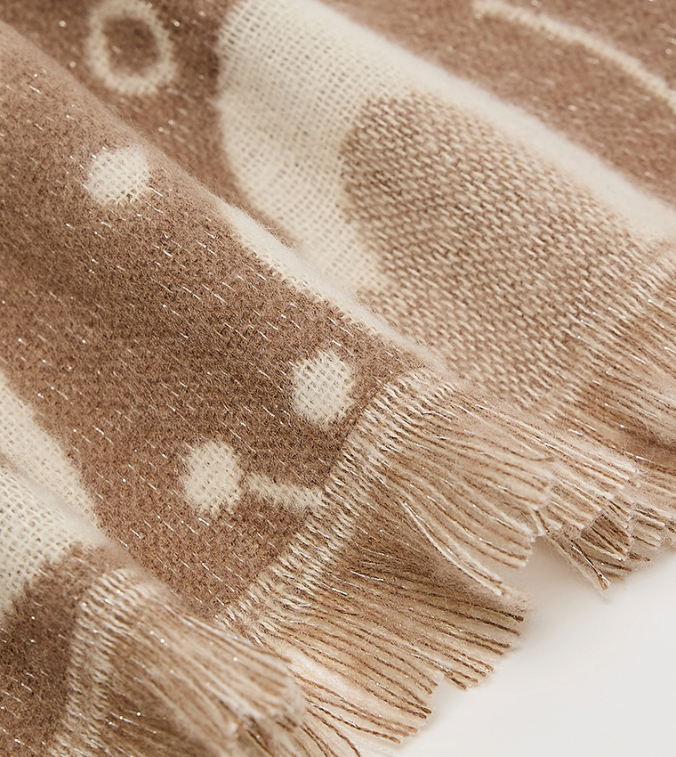 Patterned Blanket Scarf