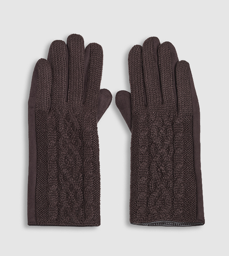 Cable Knit Gloves