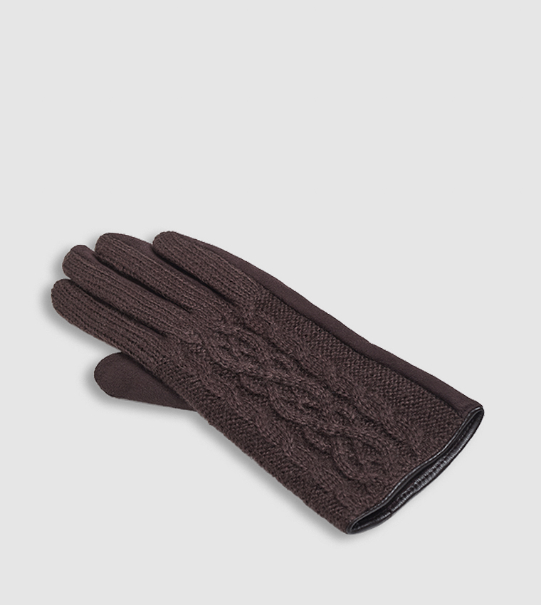 Cable Knit Gloves