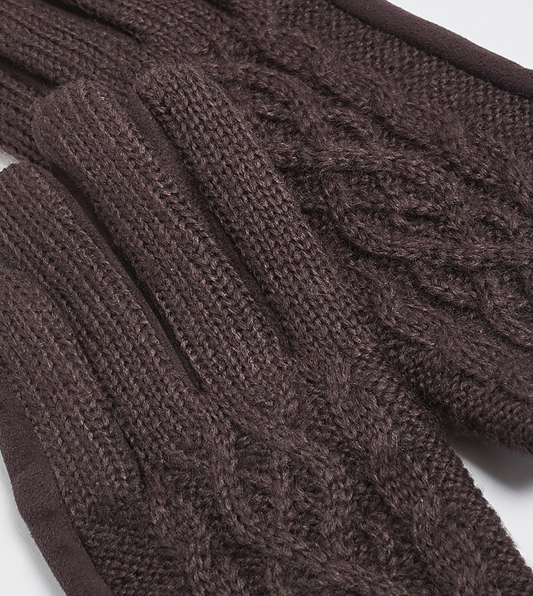 Cable Knit Gloves