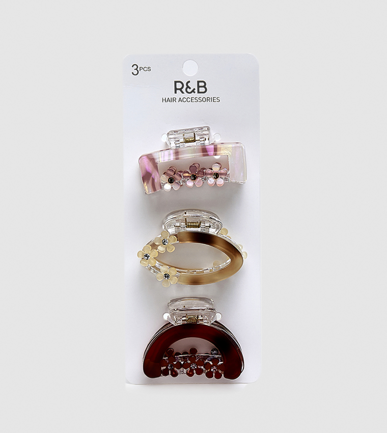 3 Pack Claw Clips