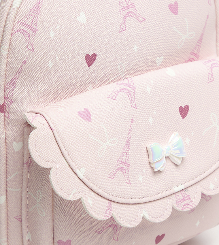 Printed Backpack
