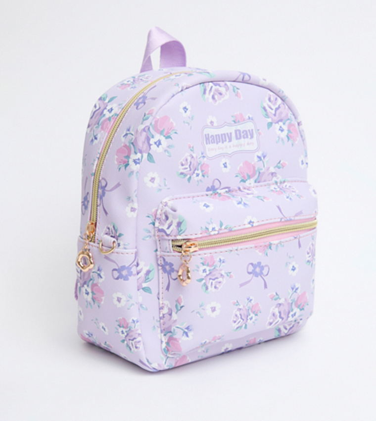 Printed Backpack
