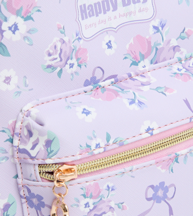 Printed Backpack