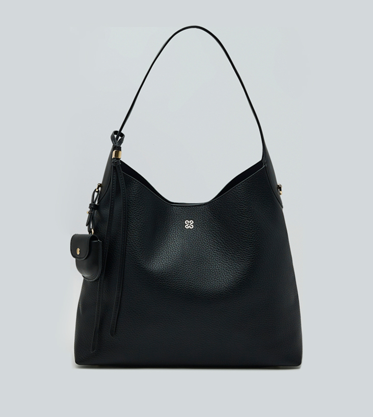 Solid Shoulder Bag Set