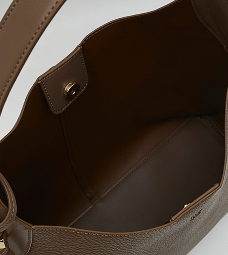 Solid Shoulder Bag Set