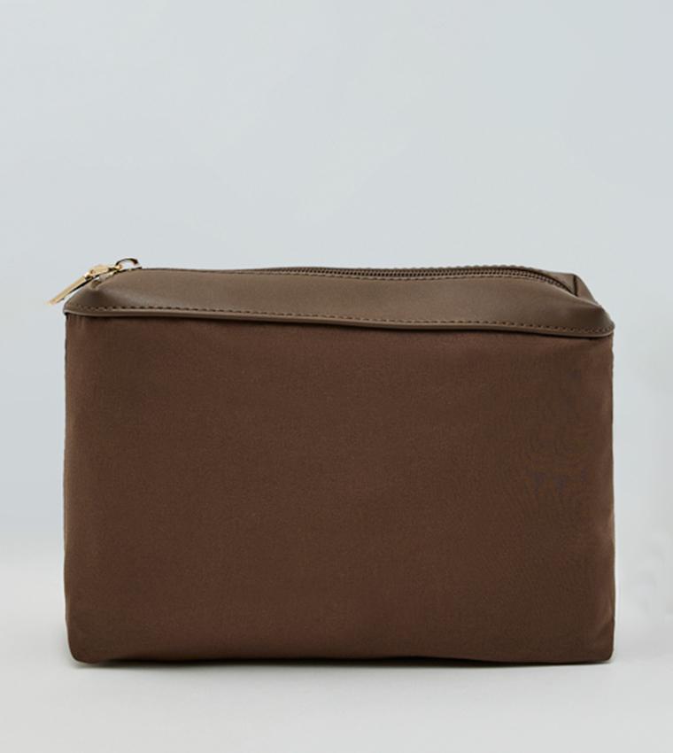 Solid Shoulder Bag Set