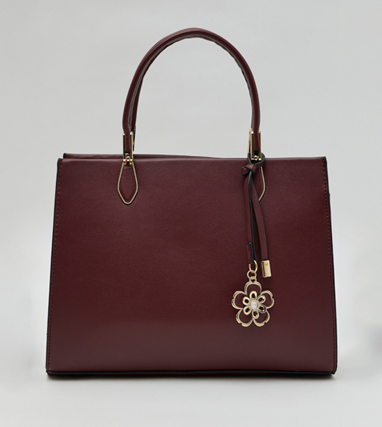 Solid Satchel Bag