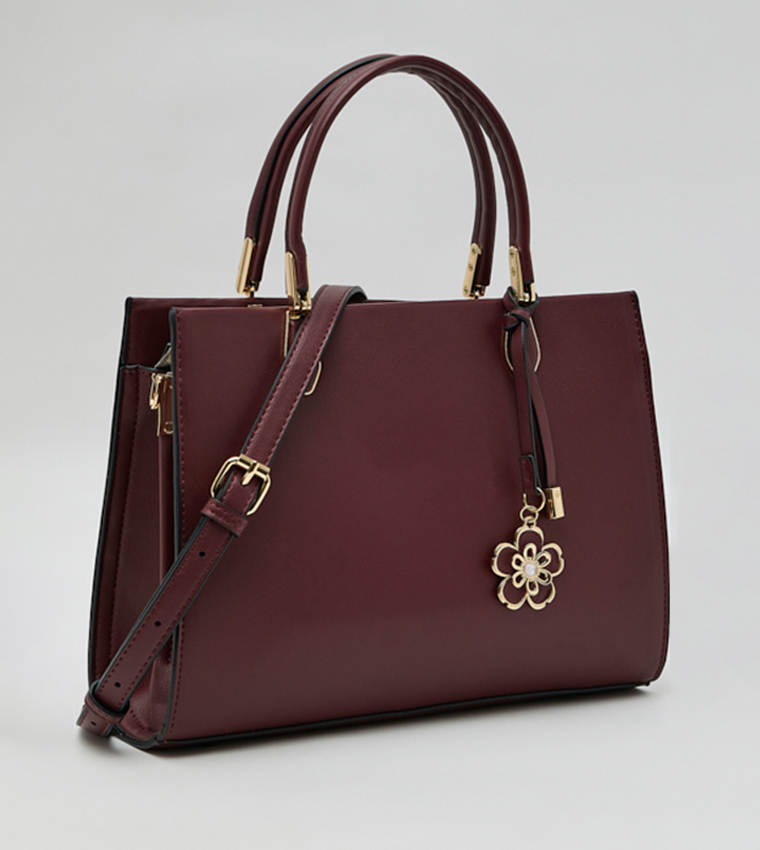 Solid Satchel Bag