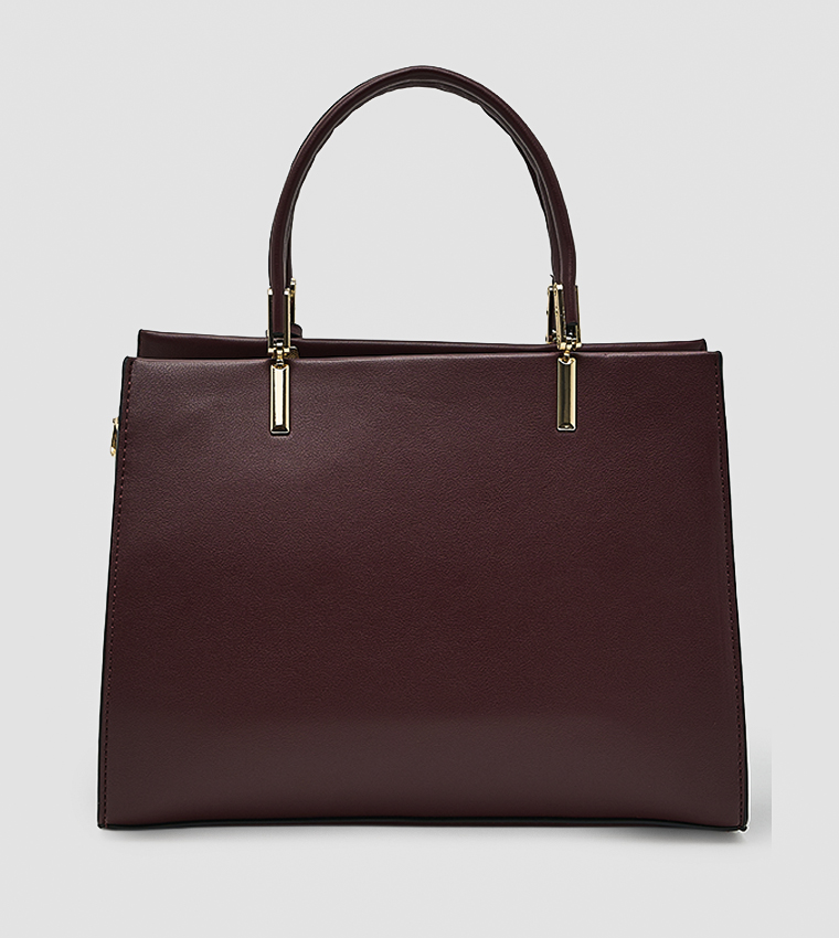 Solid Satchel Bag
