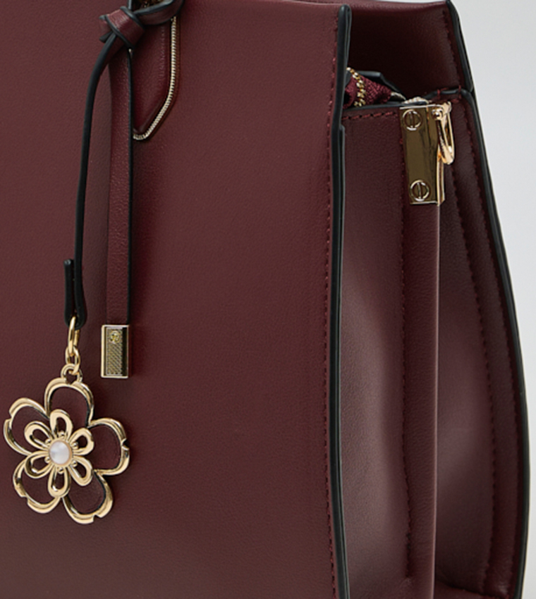 Solid Satchel Bag