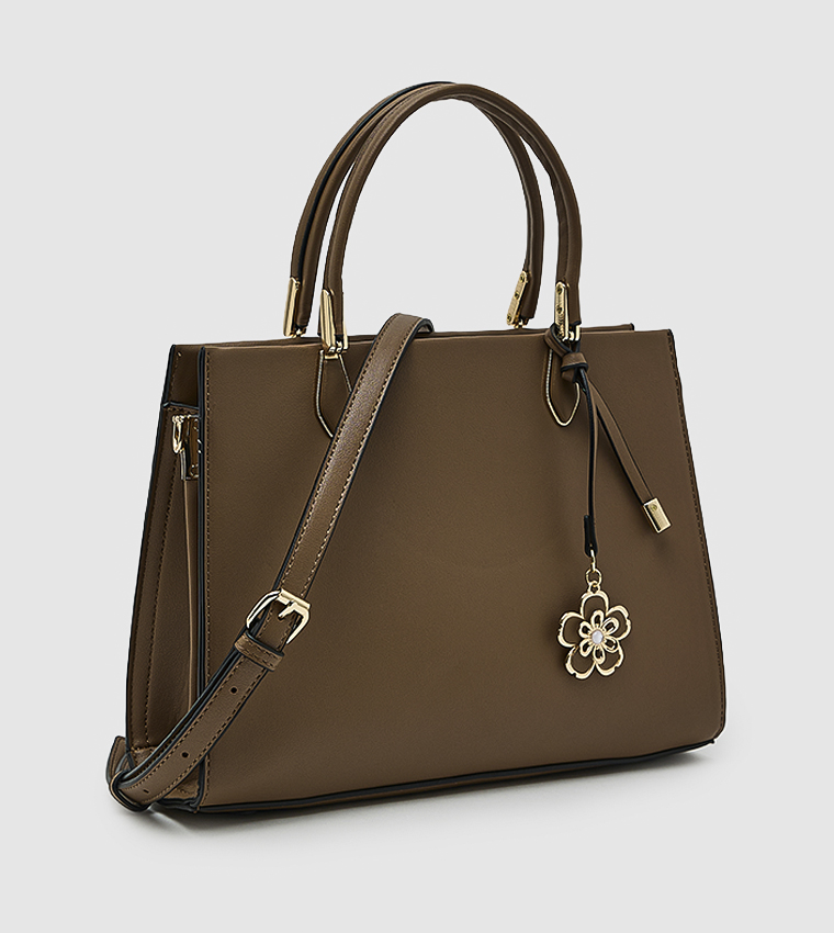 أر آند بي  حقائب ساتشل  - حنطي Satchel Bags