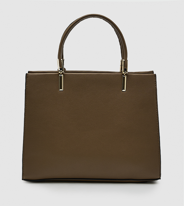 أر آند بي  حقائب ساتشل  - حنطي Satchel Bags