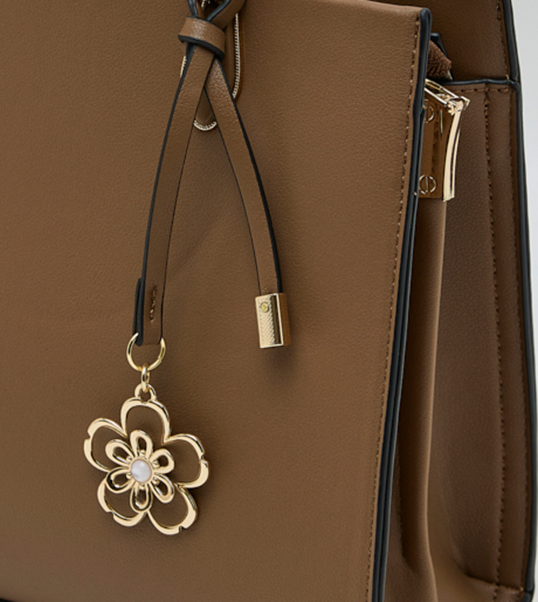 أر آند بي  حقائب ساتشل  - حنطي Satchel Bags