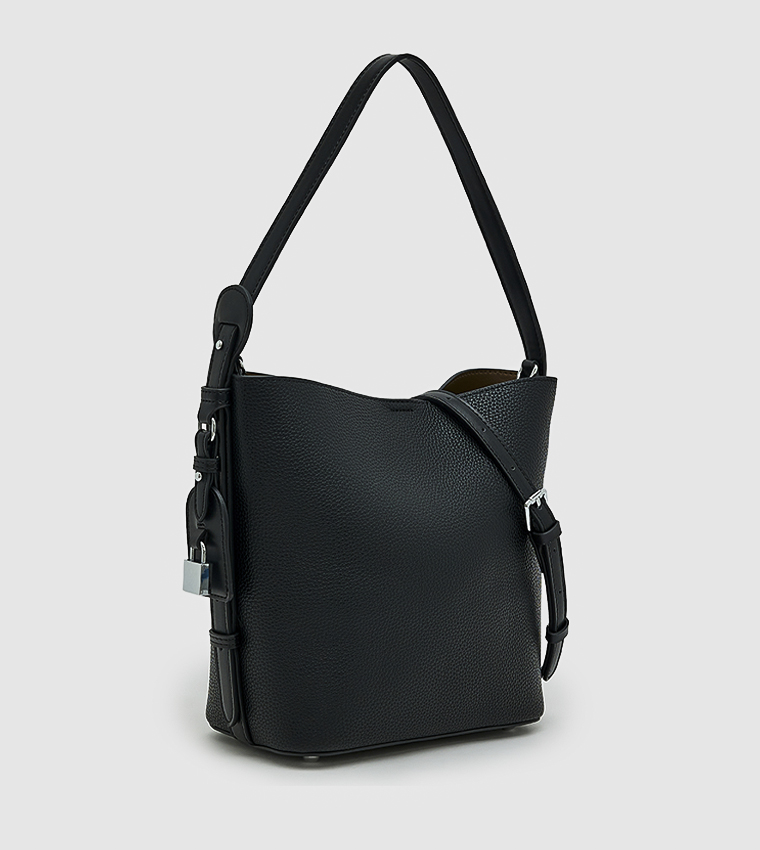 Solid Shoulder Bag Set
