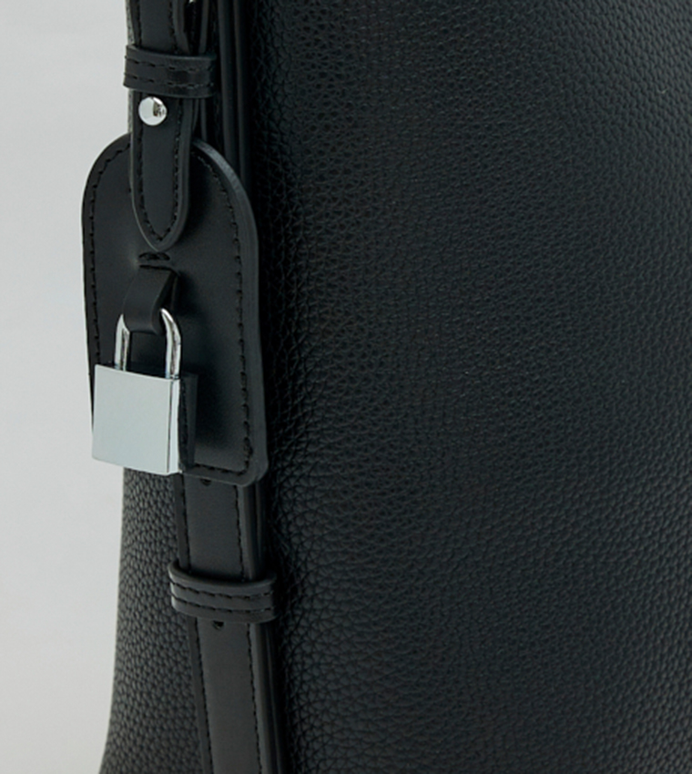 Solid Shoulder Bag Set